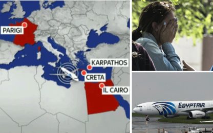Disastro Egyptair, trovati resti umani e rottami dell'aereo