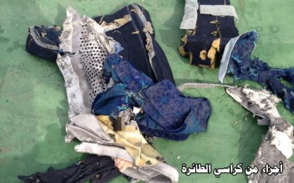 Egyptair precipitato, tracce di esplosivo sui corpi dei passeggeri