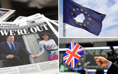 Il Regno Unito dice addio all’Europa. Cameron si dimette