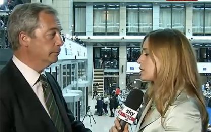 Brexit, Farage a Sky TG24: la Ue non può dirci cosa fare