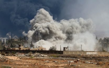 Siria: oltre 300 civili uccisi in 3 settimane ad Aleppo, molti bimbi