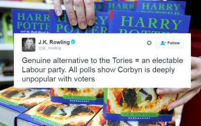 J.K. Rowling contro Corbyn (e i suoi fan) su Twitter