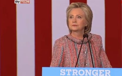 Usa 2016, Hillary Clinton: “E’ bello essere di nuovo in pista”