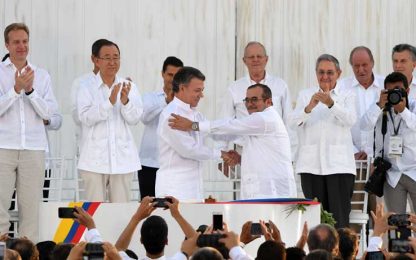 Colombia, storico accordo di pace con le Farc