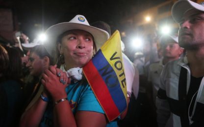 In Colombia a sorpresa vincono i "No" all'accordo con le Farc