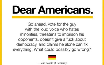 Elezioni Usa, il tweet tedesco che paragona Trump a Hitler