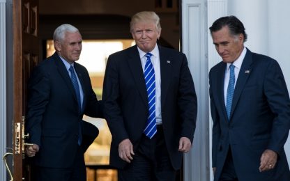 Trump cerca il segretario di Stato e incontra Mitt Romney