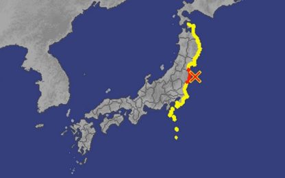 Giappone, terremoto vicino Fukushima. Nessun danno a centrale
