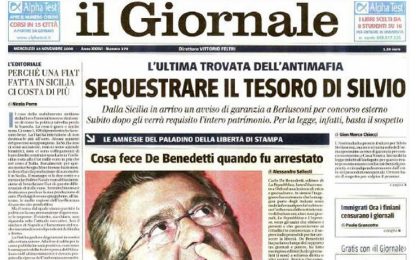 Il Giornale: in arrivo un avviso di garanzia per Berlusconi
