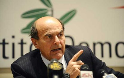 Bersani: “Pd rafforzato, uno tsunami per il centrodestra”