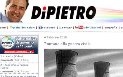 Idv, militanti scatenati sul web: "perché De Luca?"