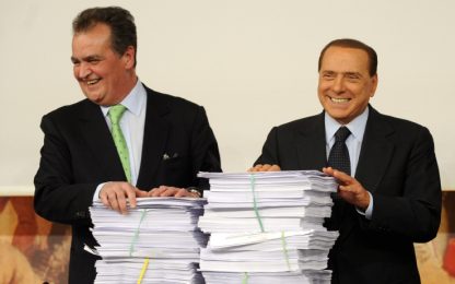 Calderoli sogna un 2013 con Berlusconi al Quirinale