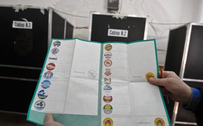 Italia al voto, affluenza in forte calo
