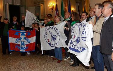 ELEZIONI REGIONALI PIEMONTE - TIFO LEGA NORD