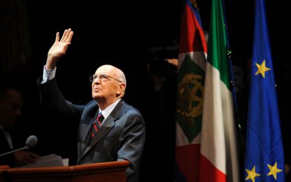 Napolitano: dividere l'Italia è un'idea fuori dalla storia