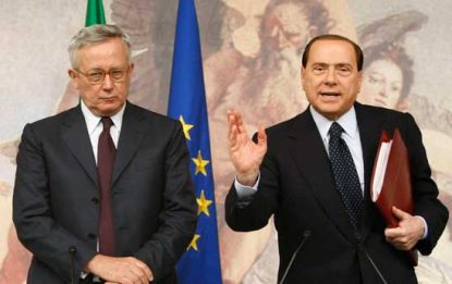 Berlusconi: "La crisi non ci consente di tagliare le tasse"