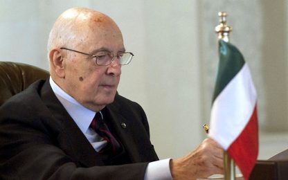Napolitano: "Servono sacrifici per la crescita dell'Italia"