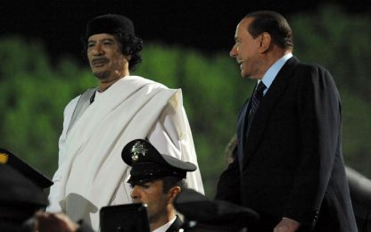 Berlusconi: "Gheddafi non è più un interlocutore credibile"