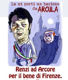 Renzi ad Arcore: "La mi porti un bacione ad Arcula"