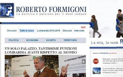 Formigoni si dà alla politica 2.0 e inaugura un nuovo sito