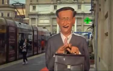 Fini fa porta a porta: "Le interessa un partito politico?"