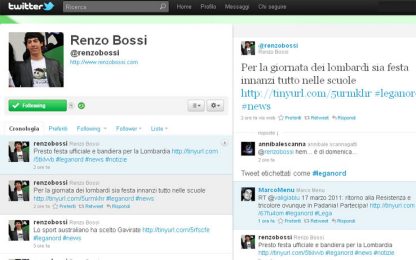 Renzo Bossi arriva su Twitter: il sarcasmo degli utenti