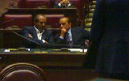 Berlusconi: "Maggioranza coesa". Bossi: "Aspetto i fatti"