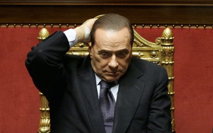Berlusconi delude tutti, in rosso Piazza Affari