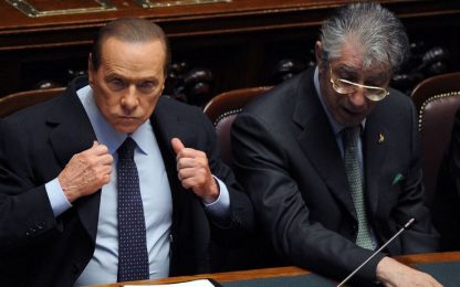 Pensioni, il no della Lega. E Berlusconi bacchetta Bossi