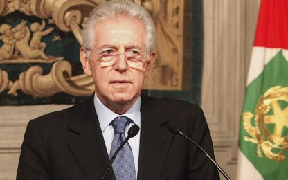 Monti: no a un governo a tempo, non lo accetterei