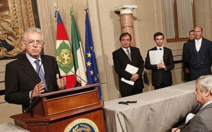 Governo Monti: prime misure a metà dicembre