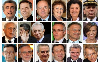 La squadra di Monti: 12 ministri con portafoglio