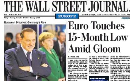 WSJ: "Merkel chiamò Napolitano per far dimettere Berlusconi"