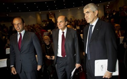 Alfano, Bersani, Casini: stop ai rimborsi? Errore drammatico