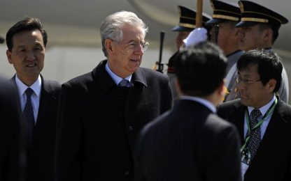 Monti a Seul: la Cina investirà in Italia