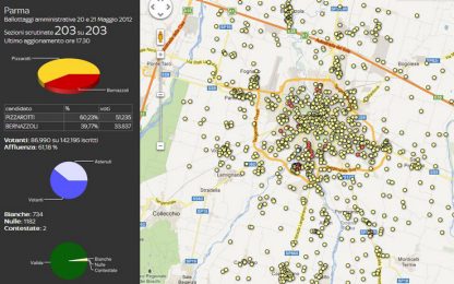 Parma, Genova, Palermo: le mappe elettorali dei ballottaggi