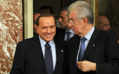 Berlusconi vede Monti: “C'è un senso di indeterminatezza”