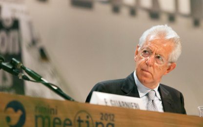 Monti: "Siamo vicini alla fine della crisi"