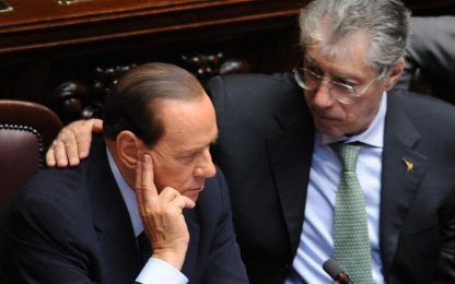 Berlusconi lascia, Bossi: “Non ci credo”