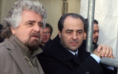Grillo: "Non ci alleeremo con Di Pietro"