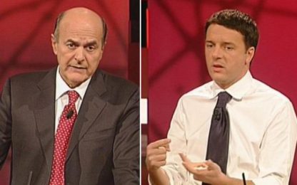 Bersani-Renzi: scintille su lotta all'evasione e alleanze