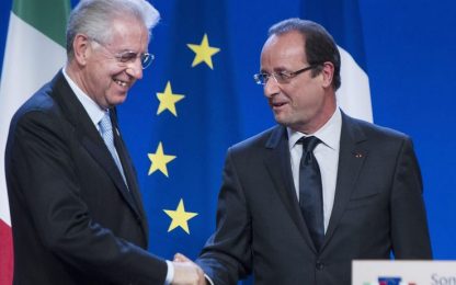 Monti e Hollande: "La Tav è un'iniziativa per la crescita"