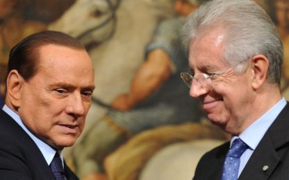 Berlusconi-Monti, botta e risposta sullo spread