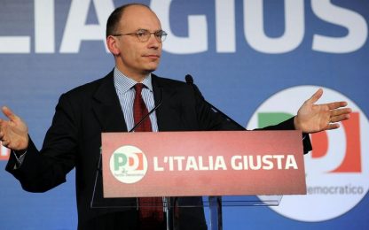 Pd, Letta: "Nessun piano B, no a coalizione con il Pdl"