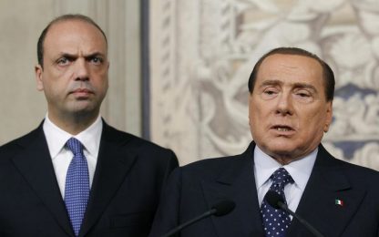 Berlusconi azzera le cariche del Pdl. Alfano al bivio