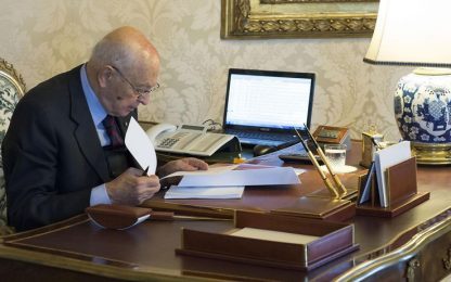 Governo, Napolitano: ora parola a partiti e a mio successore