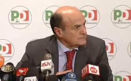 Bersani: "Disastroso tornare al voto. No a governissimo"