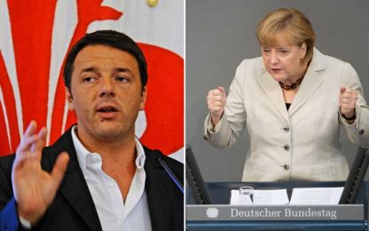 Matteo Renzi dà il via a un tour europeo e vede la Merkel
