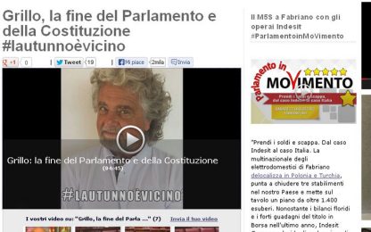 Grillo attacca il governo: "Si è sostituto al Parlamento"