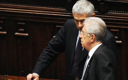 Monti: "Dimissioni irrevocabili". Casini accusa: "Rissoso"